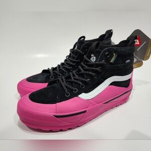 Vans Sk8 Hi MTE-2 Women's Cold Weather Outdoor Boots Pink/Black Suede Size 8 NWT